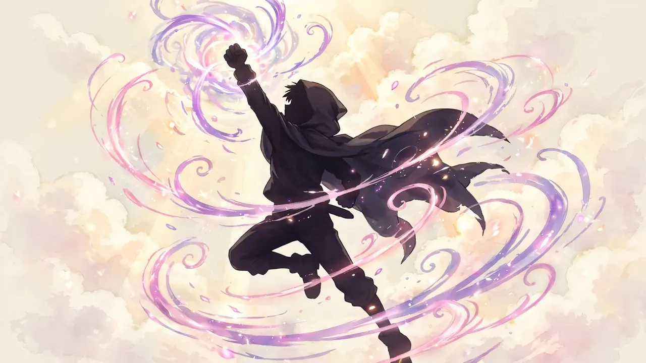 MHA quirk generator: original bright anime illustration of a young hero with glowing energy